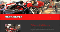 Desktop Screenshot of mgbmoto.be